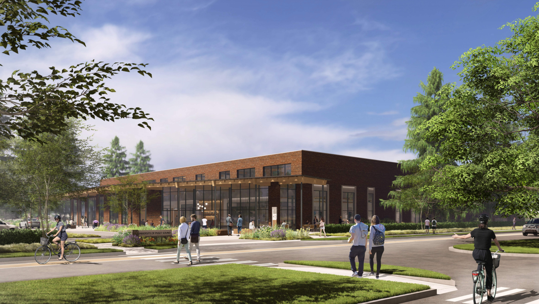 Rendering of the Conference Center from the 2023-43 Campus Development Plan