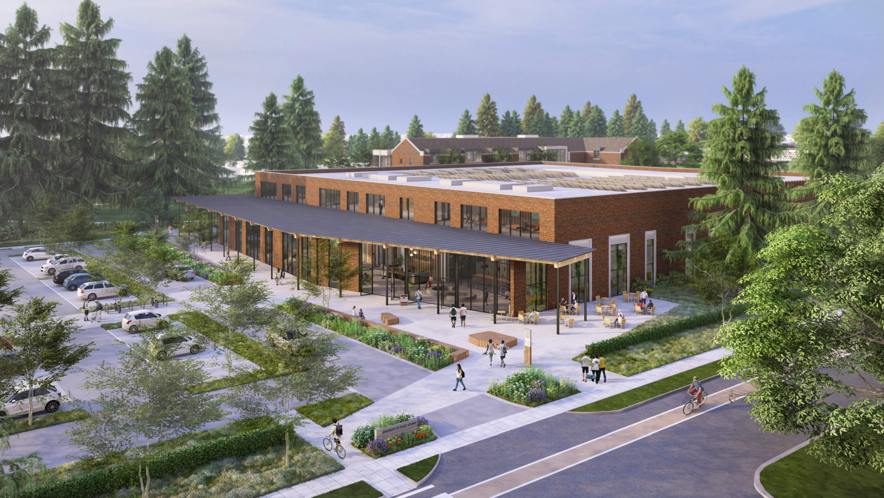Rendering of the Conference Center from the 2023-43 Campus Development Plan