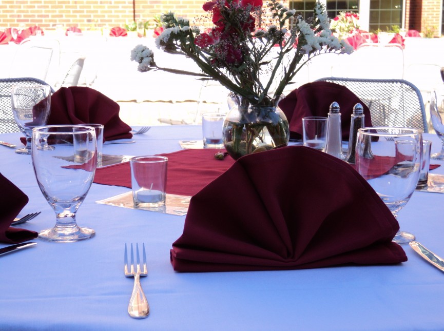 Mills Reception in the Brown Family Courtyard