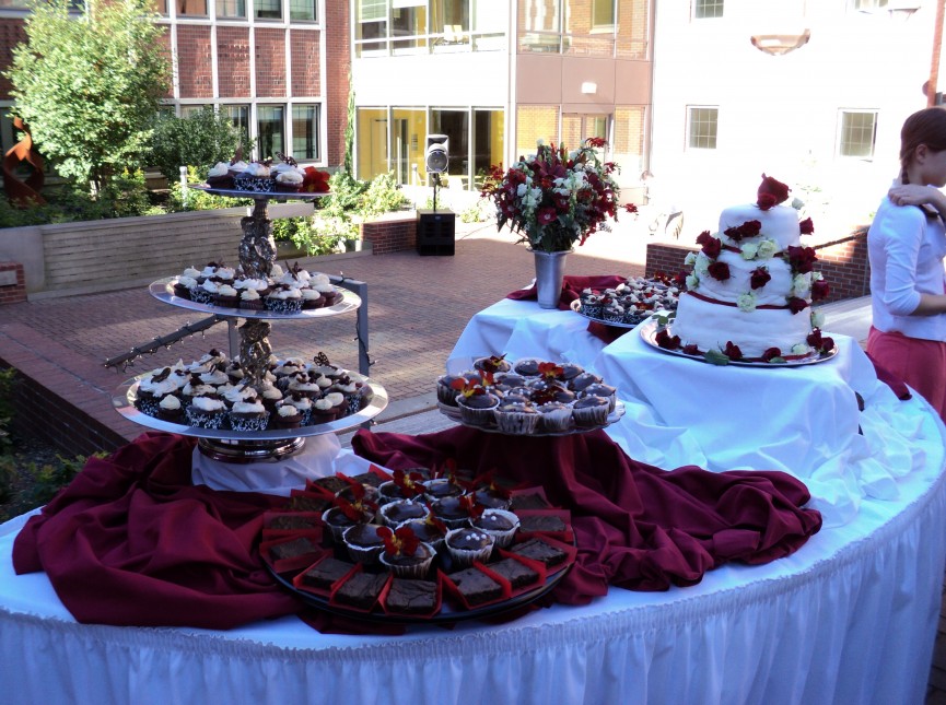 Mills Reception in the Brown Family Courtyard