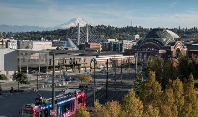 Aerial view of Tacoma