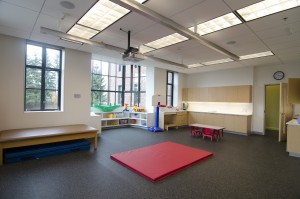 Occupational therapy pediatric clinic room