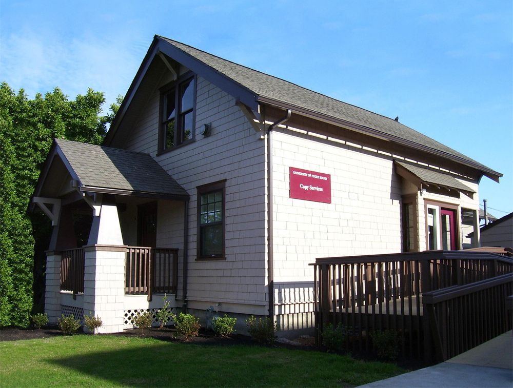 photograph of Print and Copy Services house