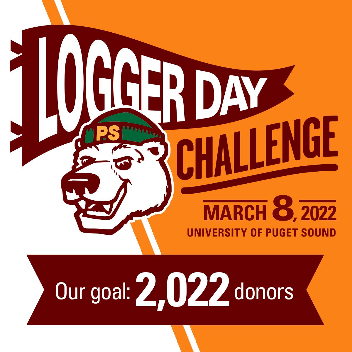 Logger Day Challenge, Our Goal: 2,022 Donors