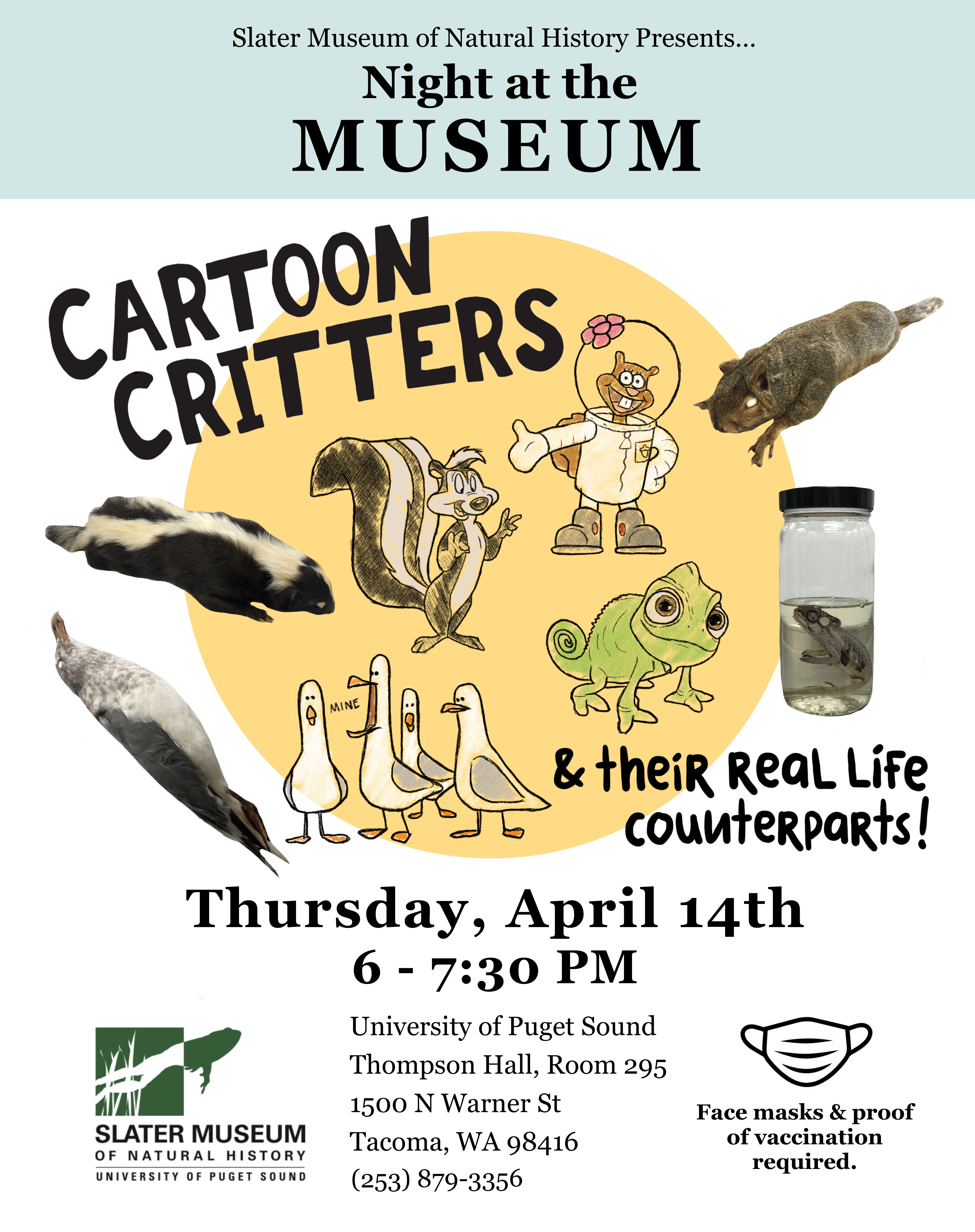Night at the Museum Cartoon Critters poster