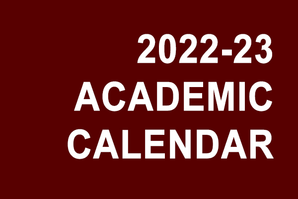 2022-23 Academic Calendar Event