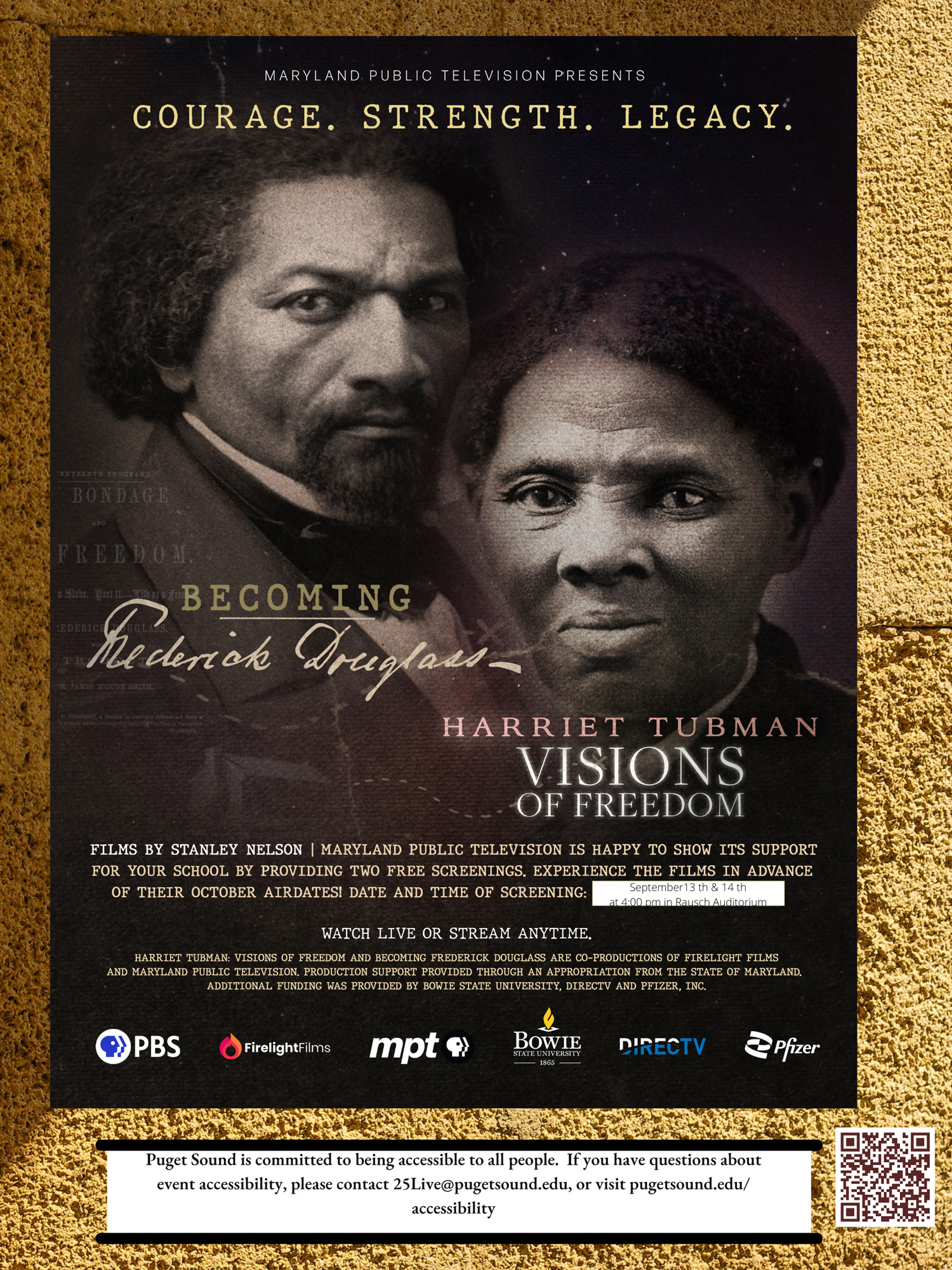 Documentary screenings poster