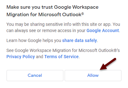 allow access to GWMMO