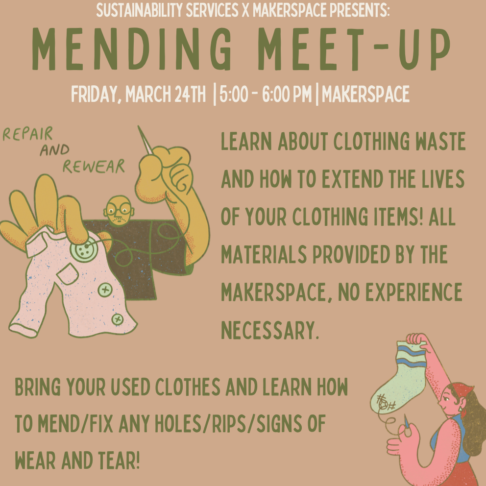 Mending Meet Up poster