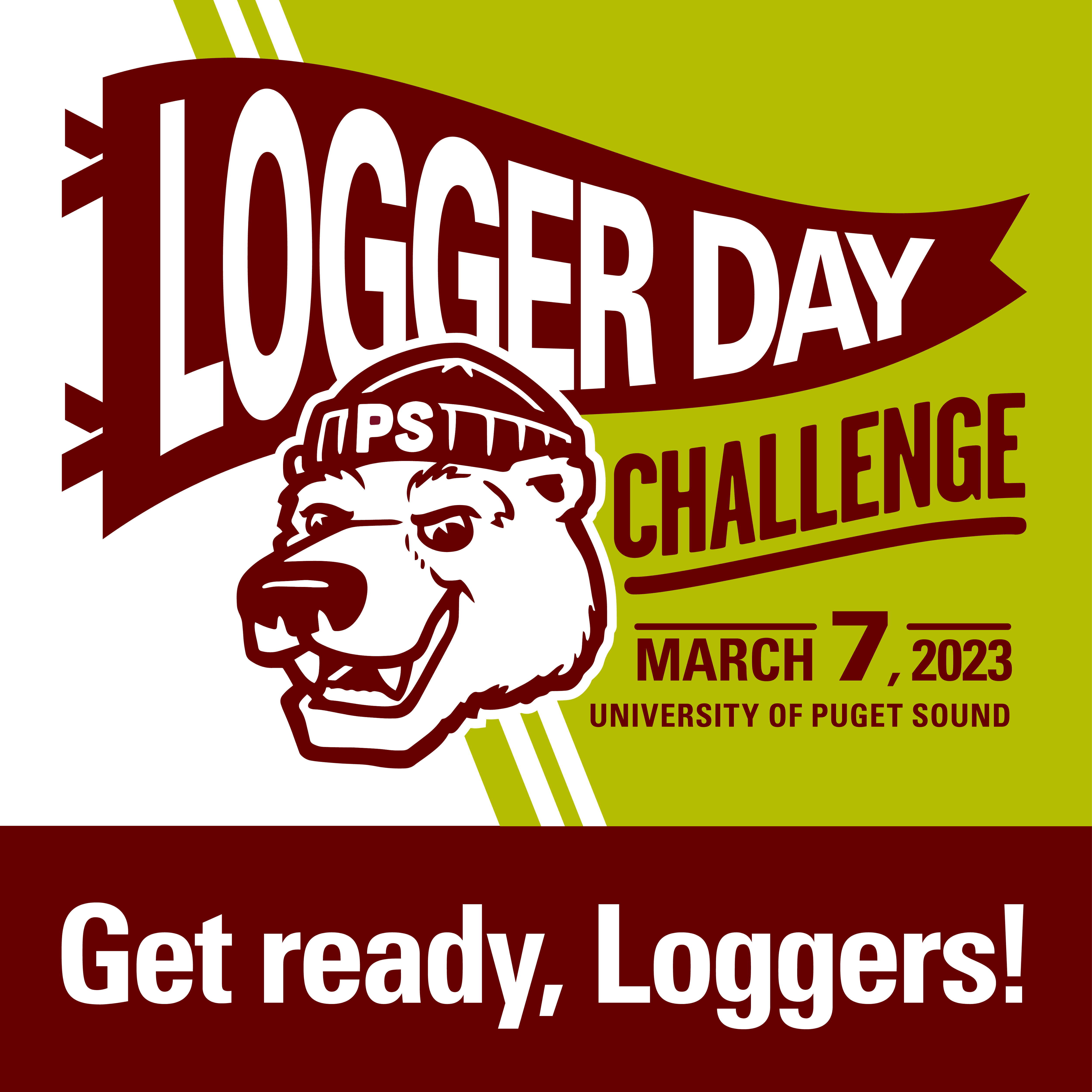 Logger Day Challenge 2023 social media badge: Get ready, Loggers