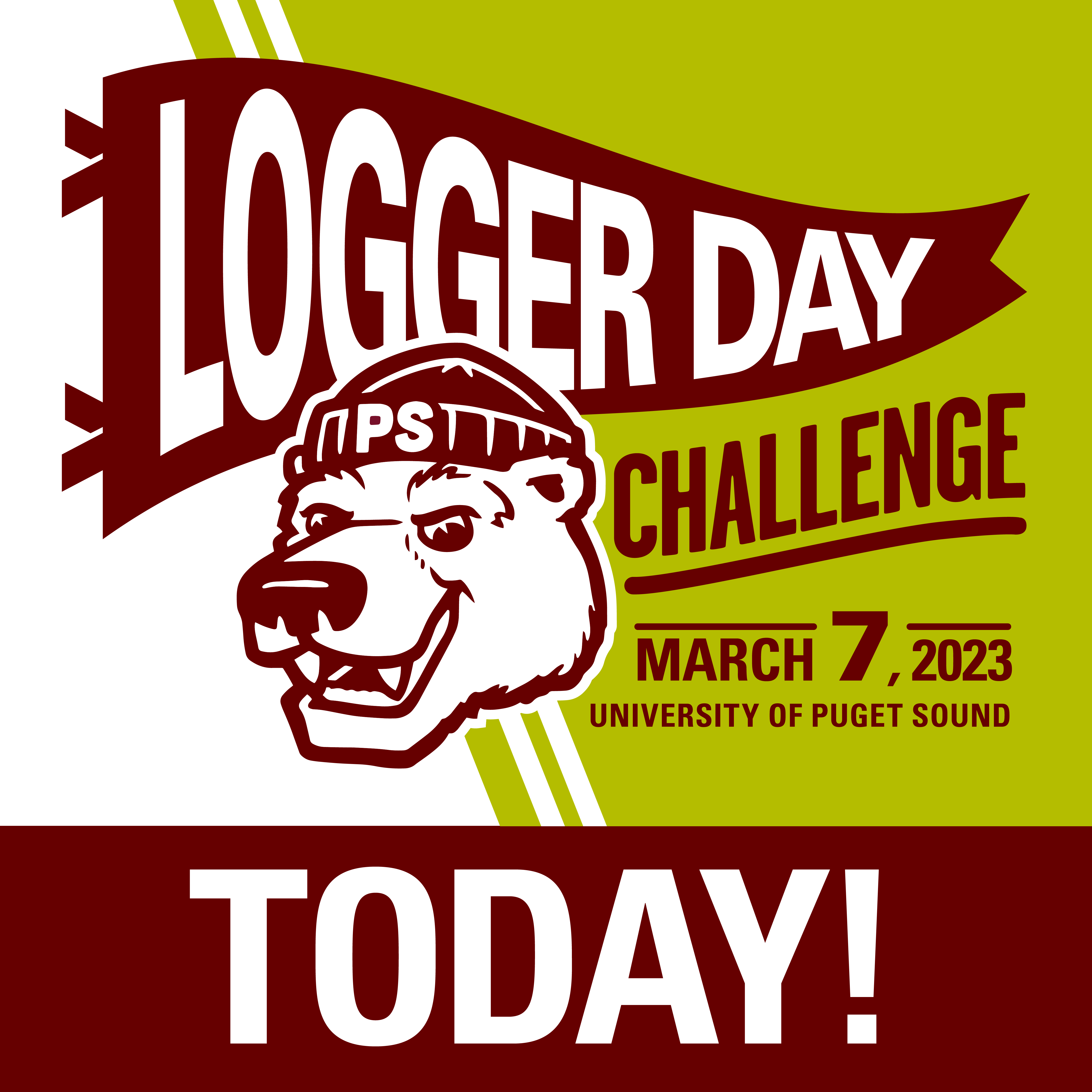 Logger Day Challenge 2023 social media badge: Today!