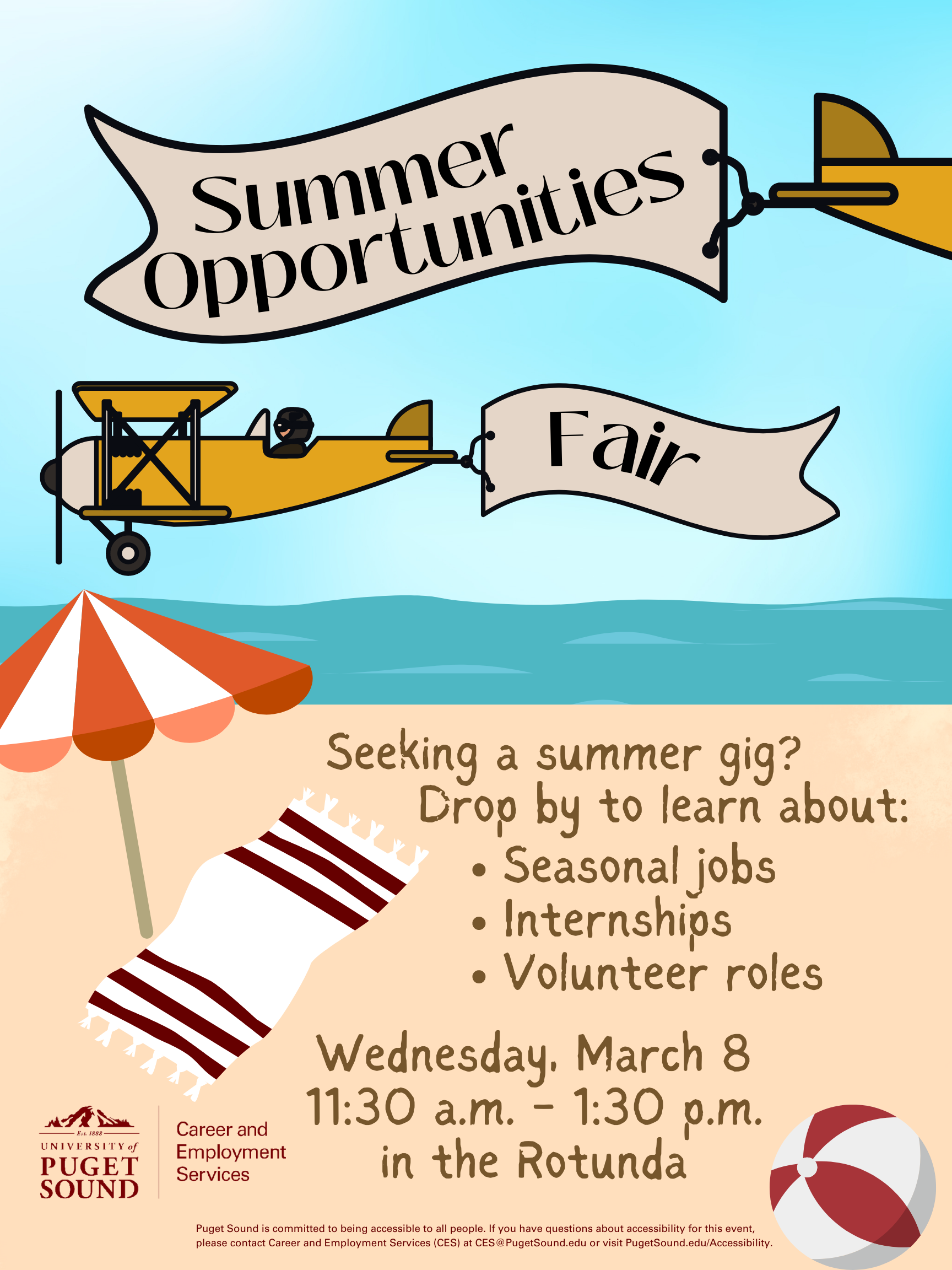 Summer Opps Fair poster