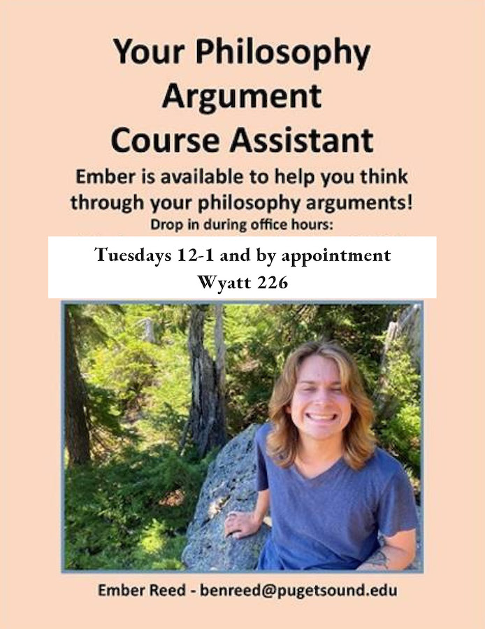 Argument Course Assistant Info Spring 2023