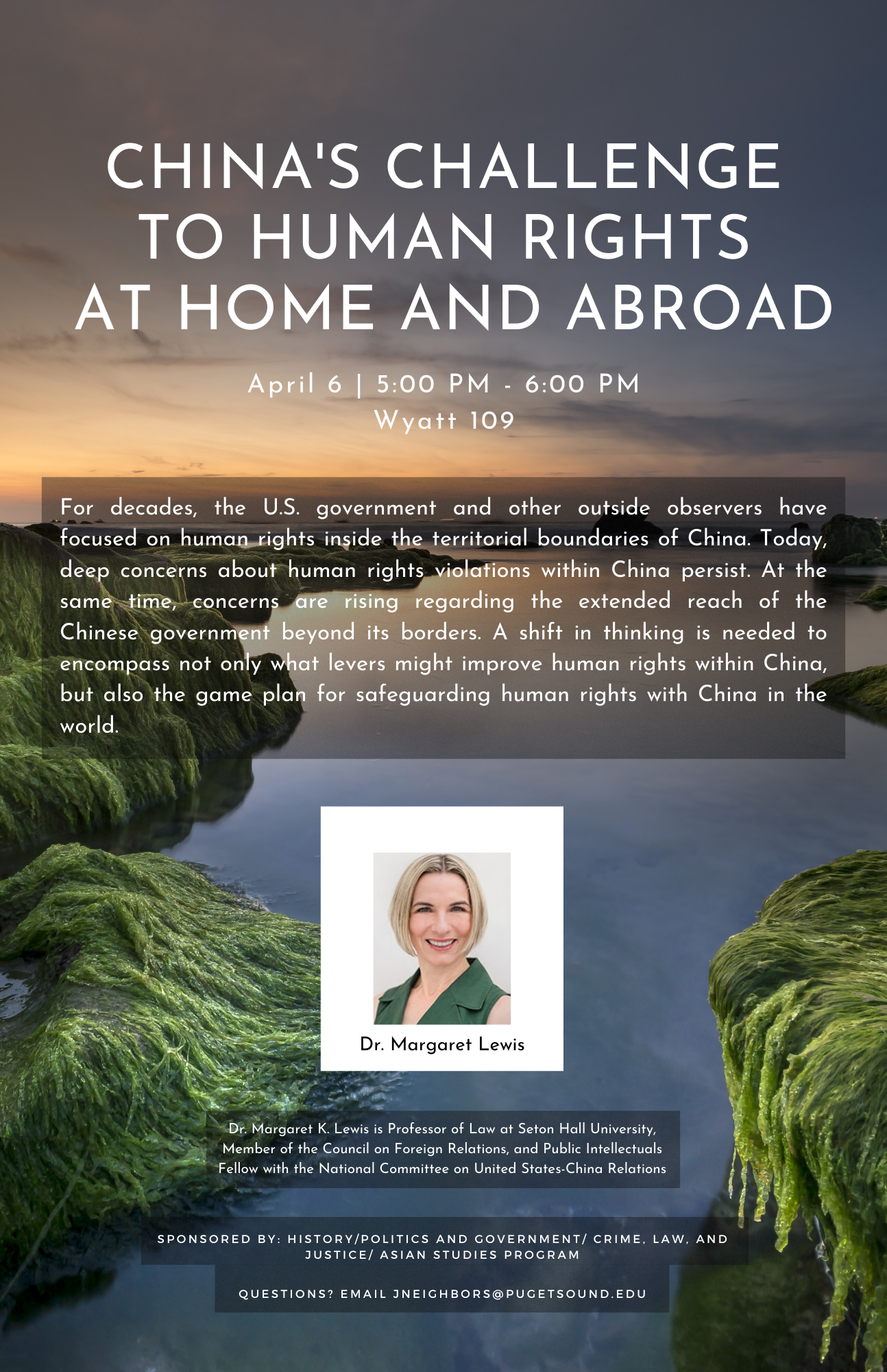 Margaret Lewis event poster