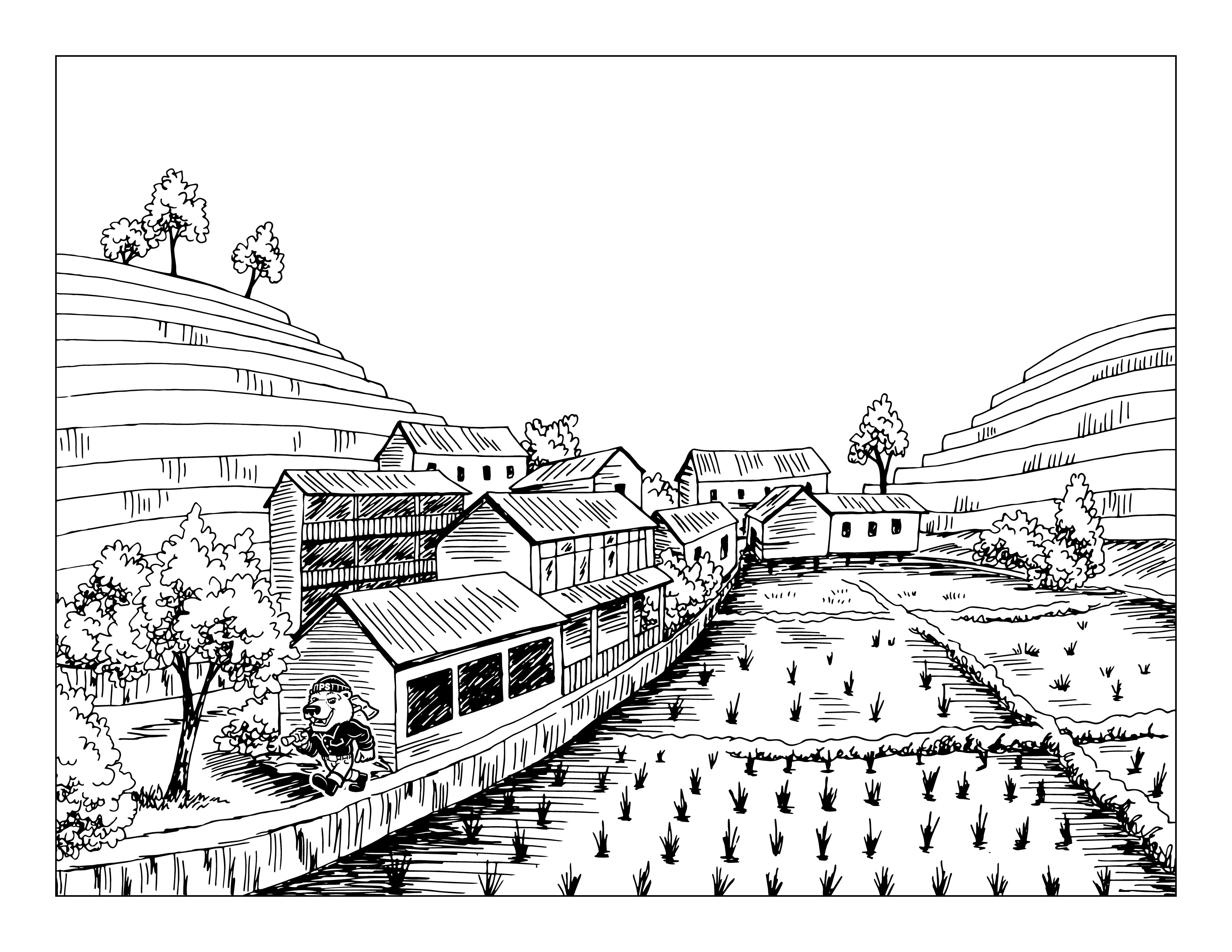Logger Day Challenge coloring page