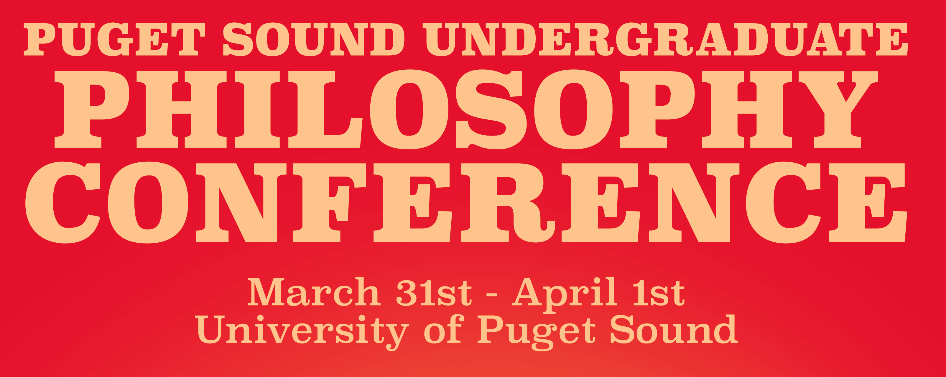 2023 Puget Sound Undergraduate Philosophy Conference
