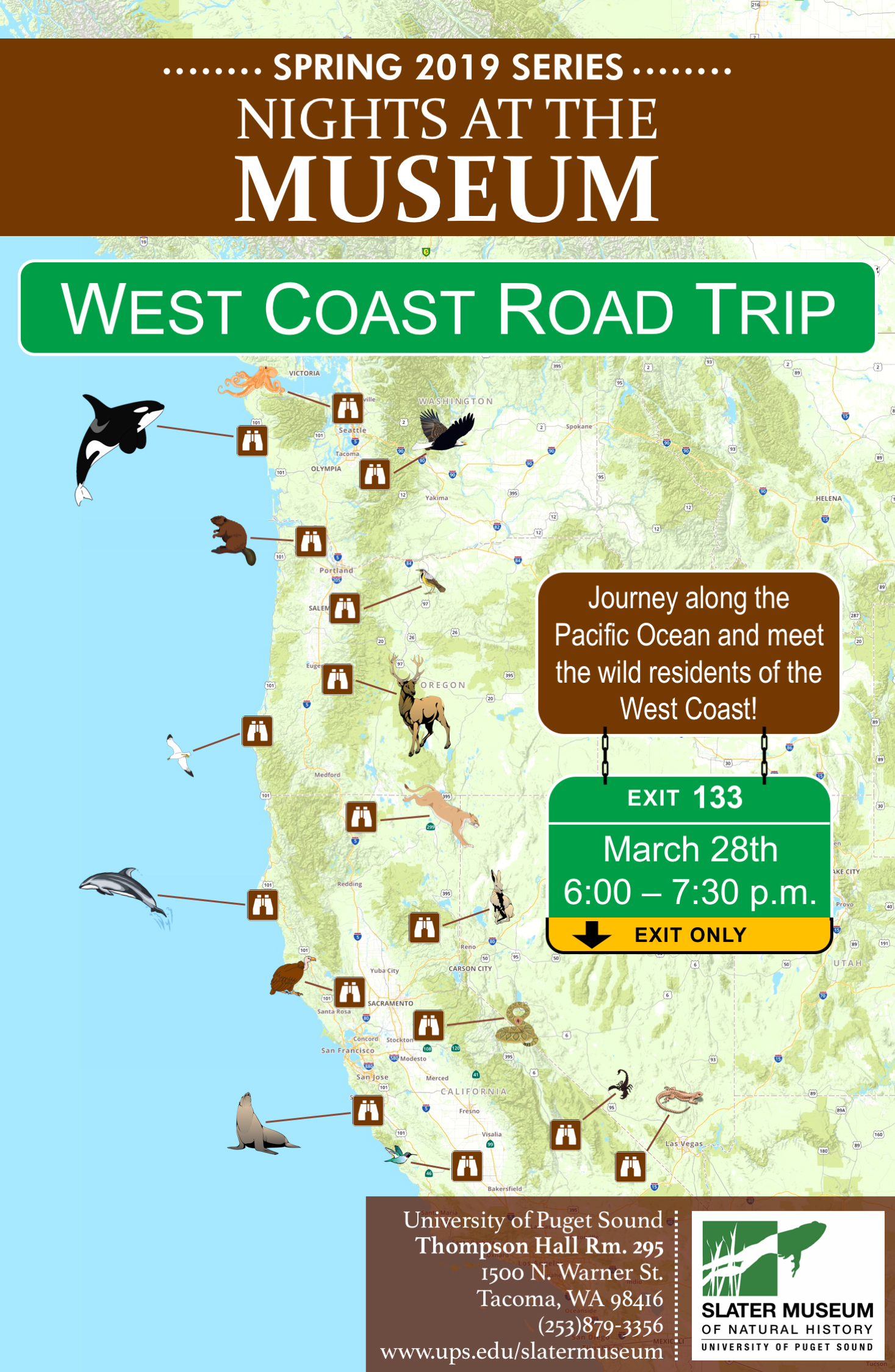 West Coast Road Trip event poster