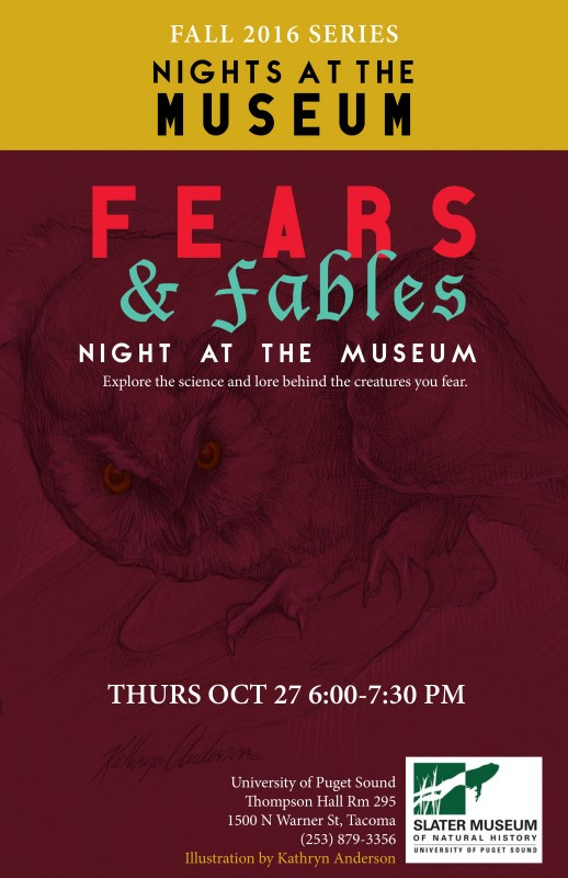 Fears & Fables event poster