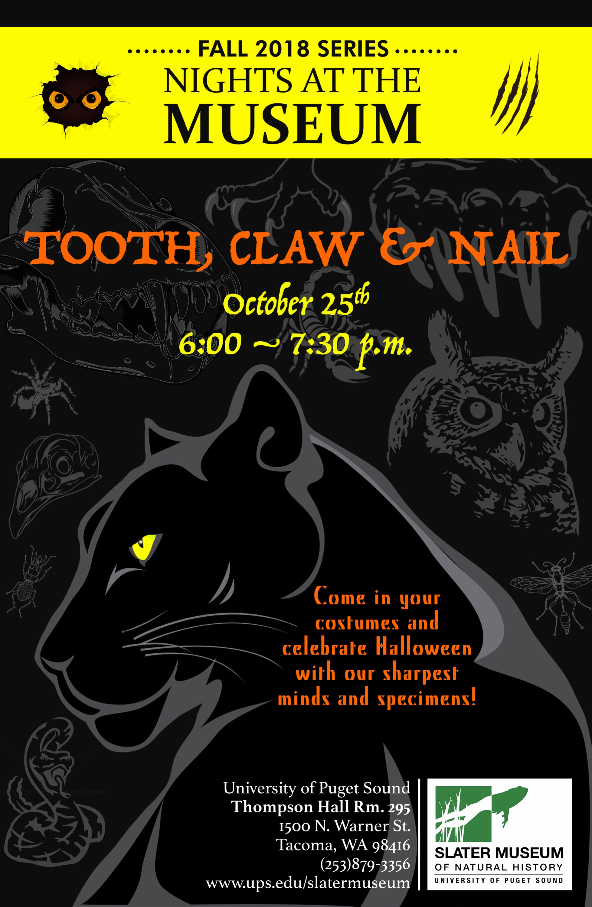 Tooth, Claw & Nail event poster