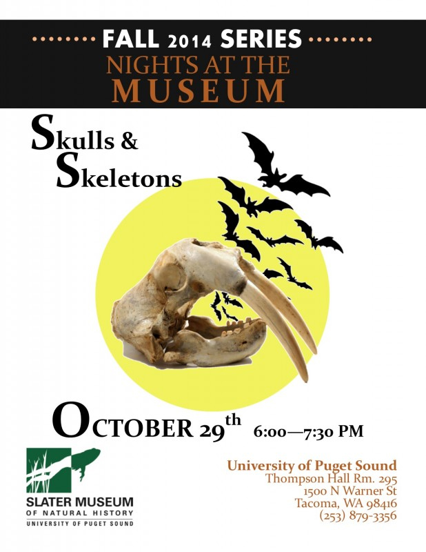 Skulls & Skeletons event poster