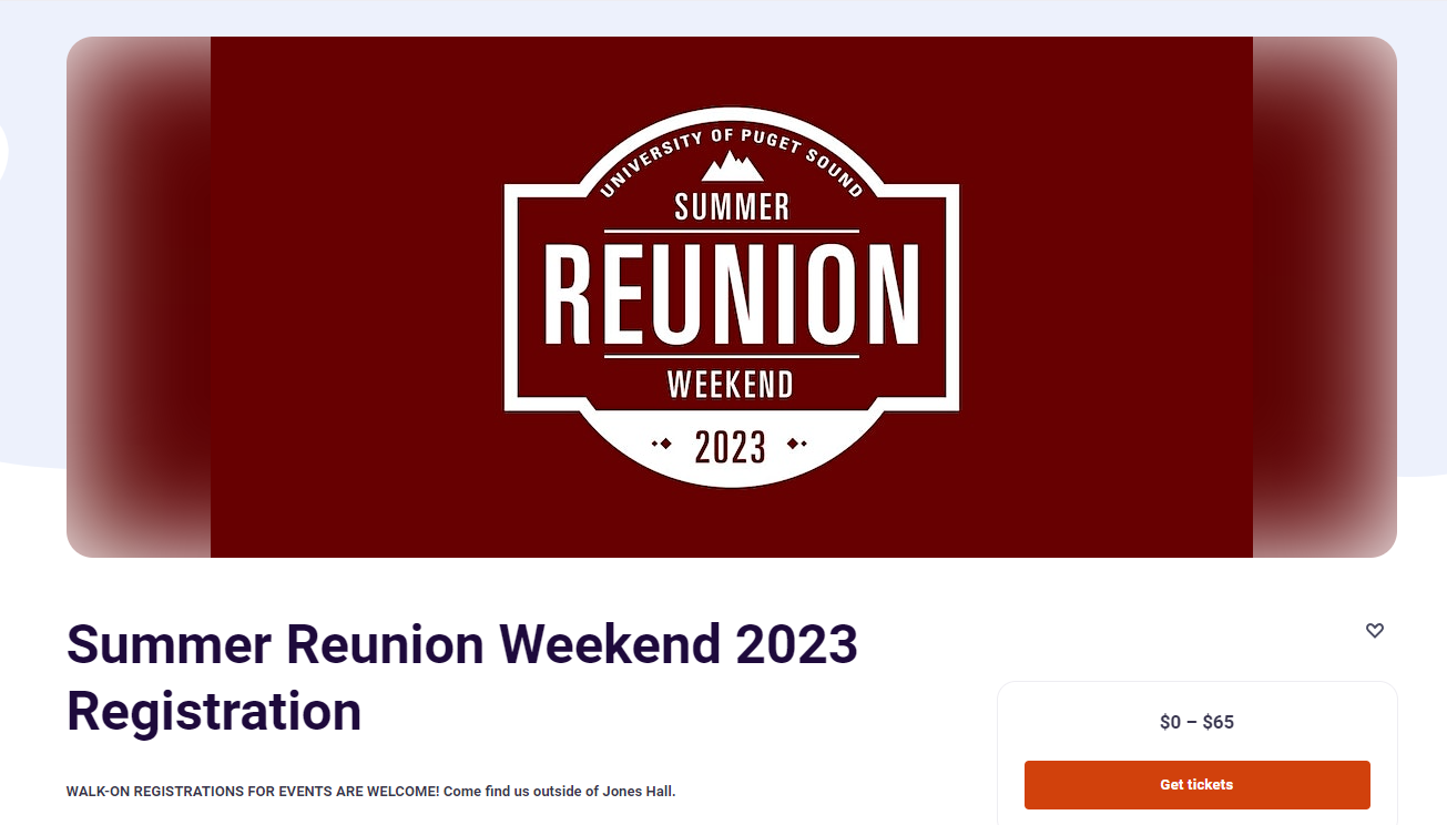 Summer Reunion Weekend 2023 Step 1