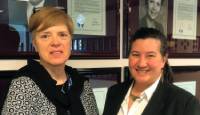 Sarah Ewing Hunt '87 and Rochelle Nguyen '99, Nevada Hospital Day