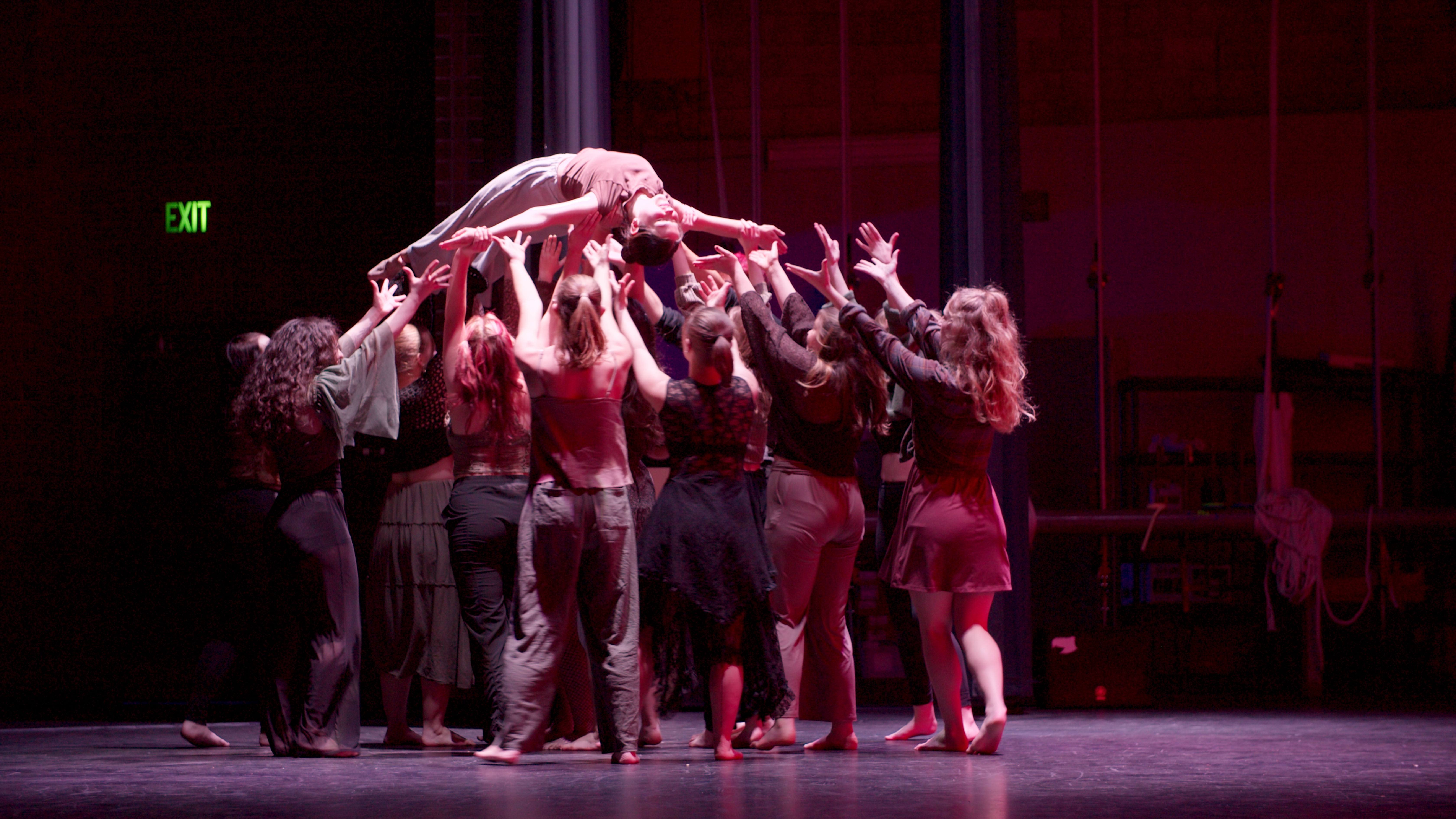 Students in RDG, or Repertory Dance Group, perform in 2023.