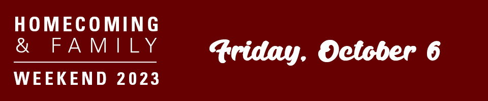 Friday Oct. 6 homecoming event