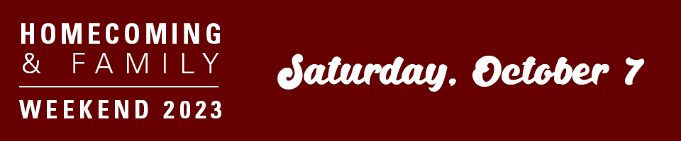 Saturday Oct. 8 homecoming