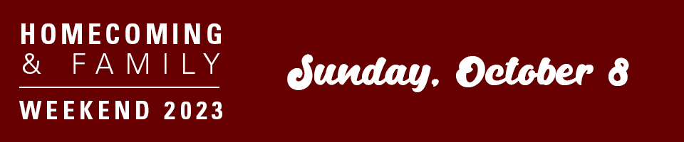 Sunday Oct. 8 homecoming event