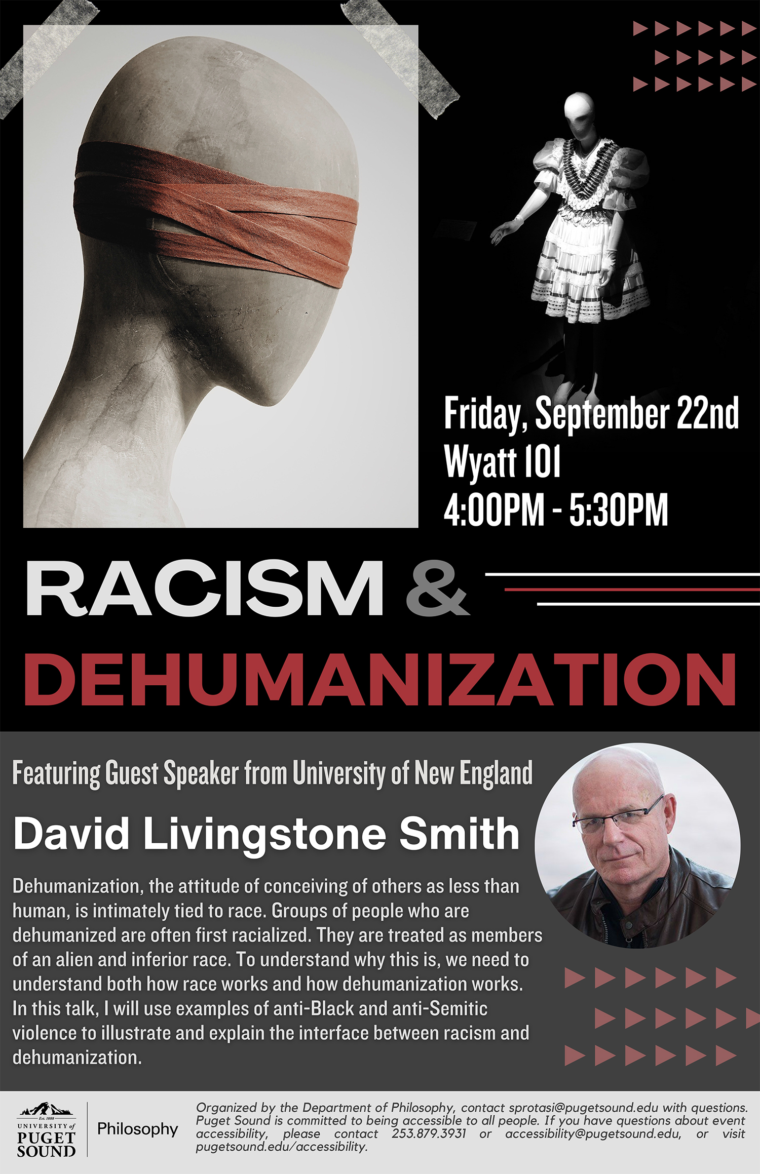 Racism and Dehumanization poster