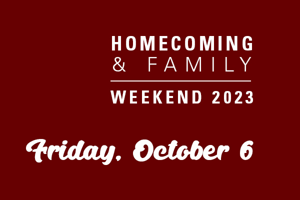 Homecoming & Family Weekend 2023