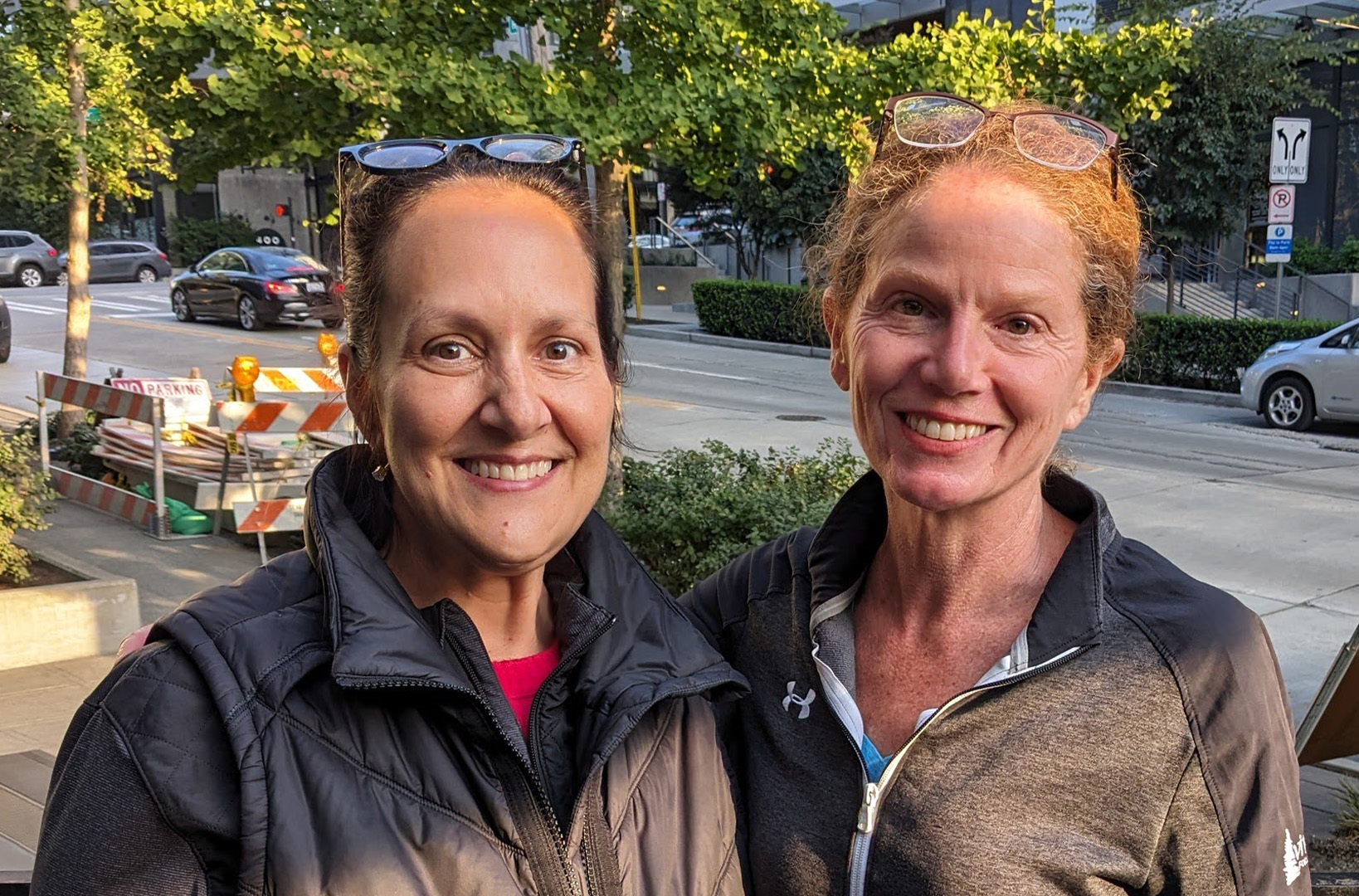 Karen Moore Hughes ’92 and Shannon Hughes ’92 pre-surgery.