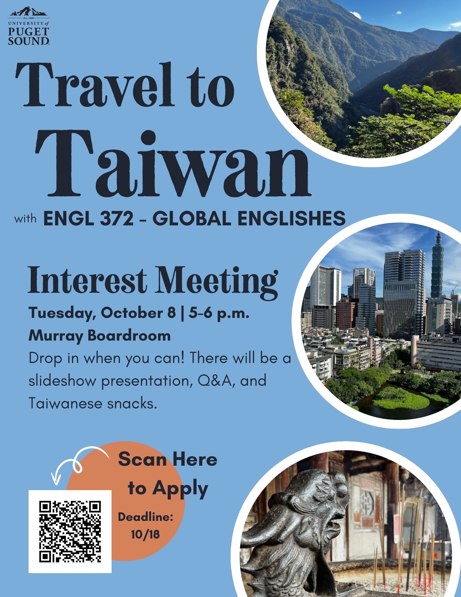 Travel to Taiwan interest meeting