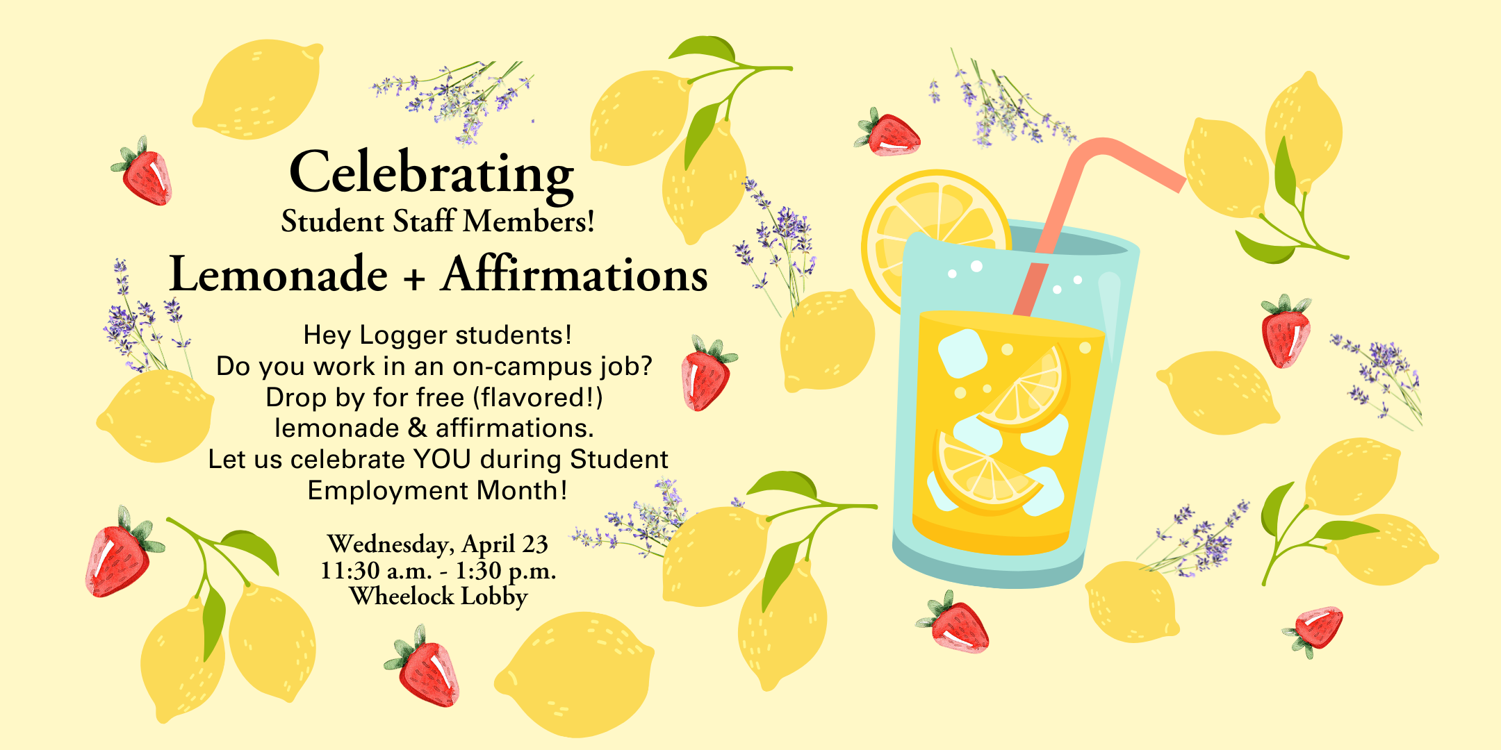 Lemonade and Affirmations event