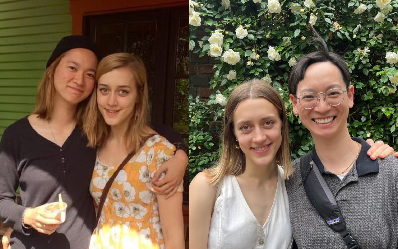 Bella Wong ’16 and Allison Nasson ’18