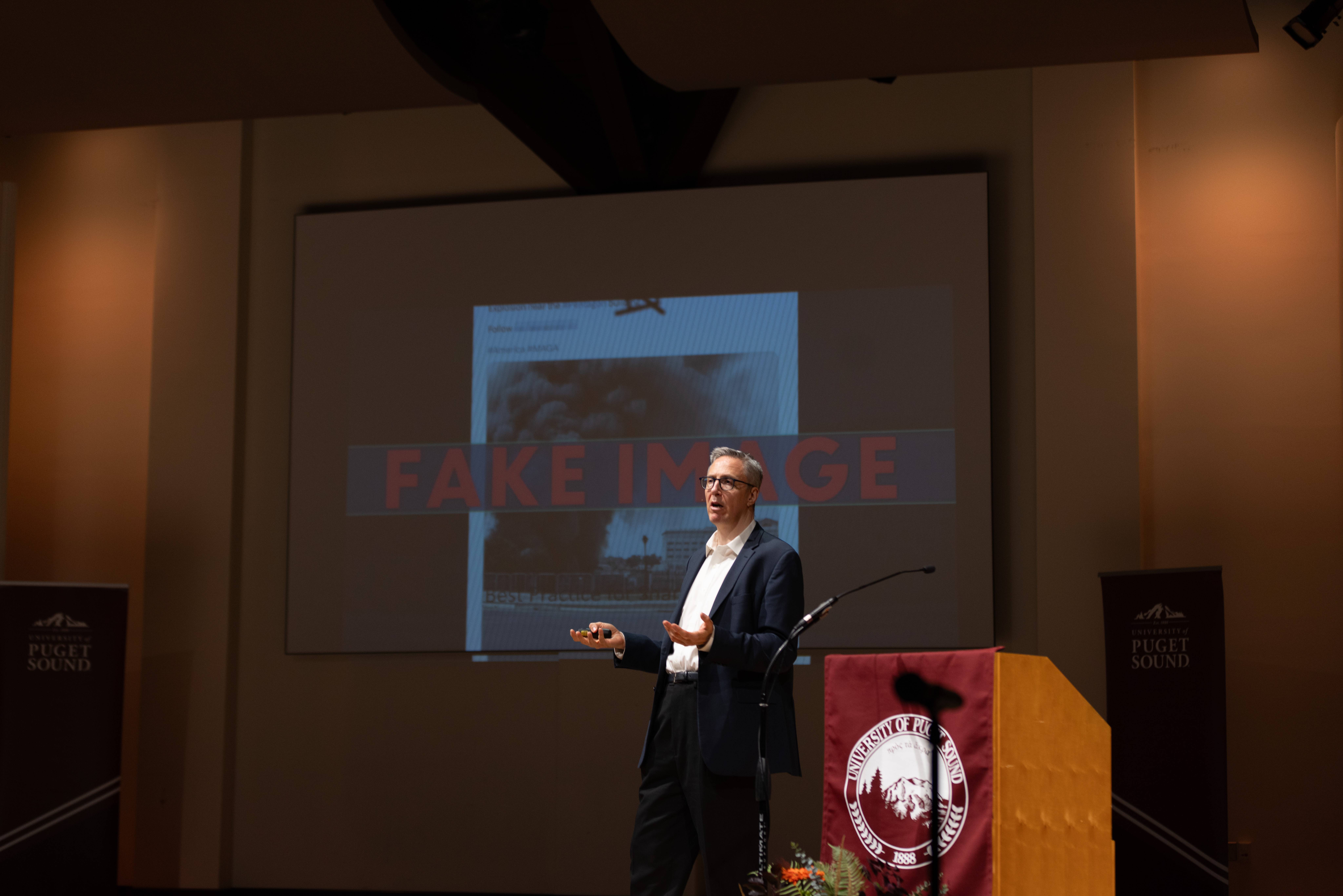 Professor of Law Frank Pasquale from Cornell Tech & Cornell Law School gives the Fall 2024 Susan Resneck Pierce Lecture in Public Affairs and the Arts.