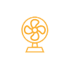 Yellow fan icon