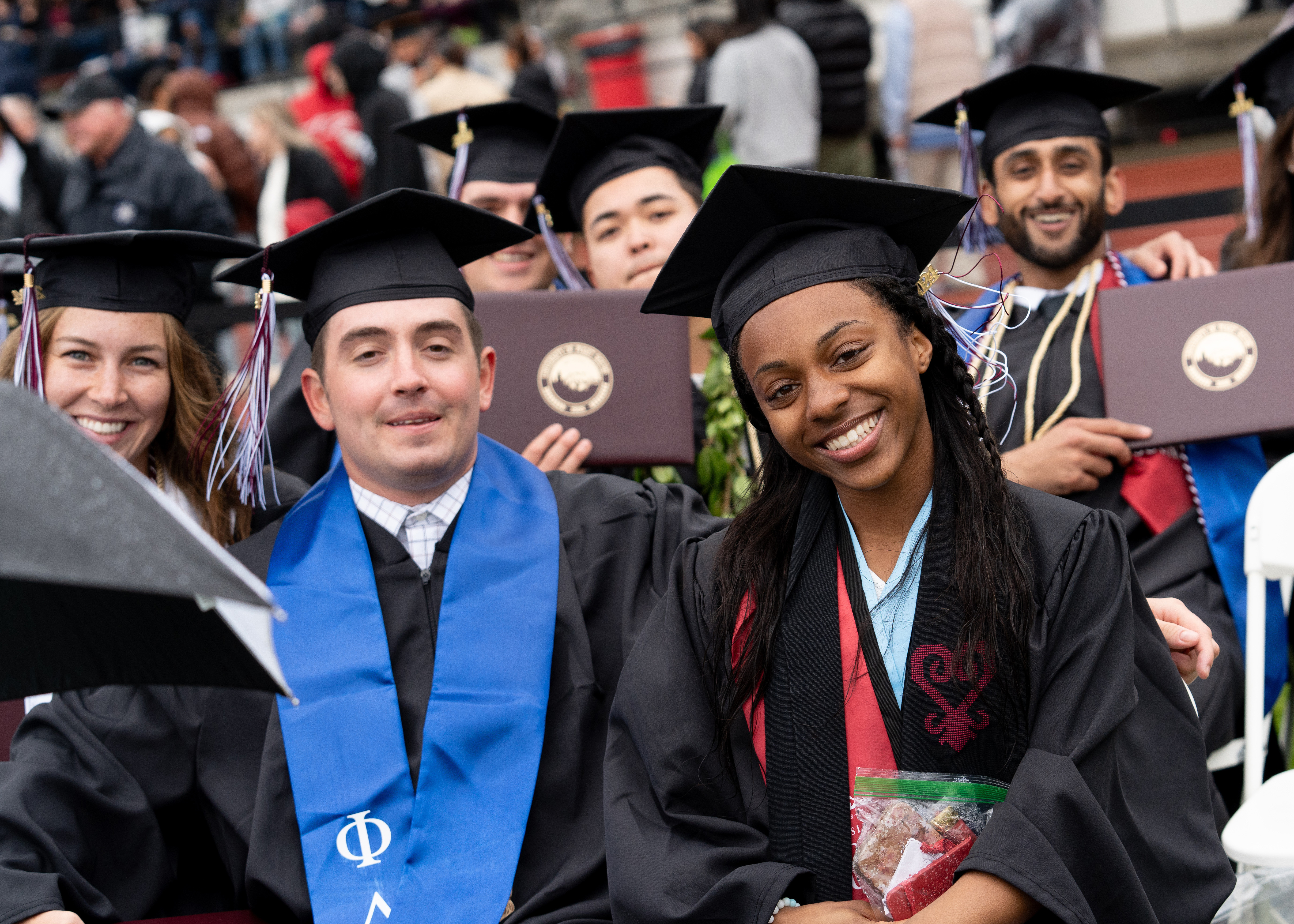 Students at the 2024 Commencement Ceremony.