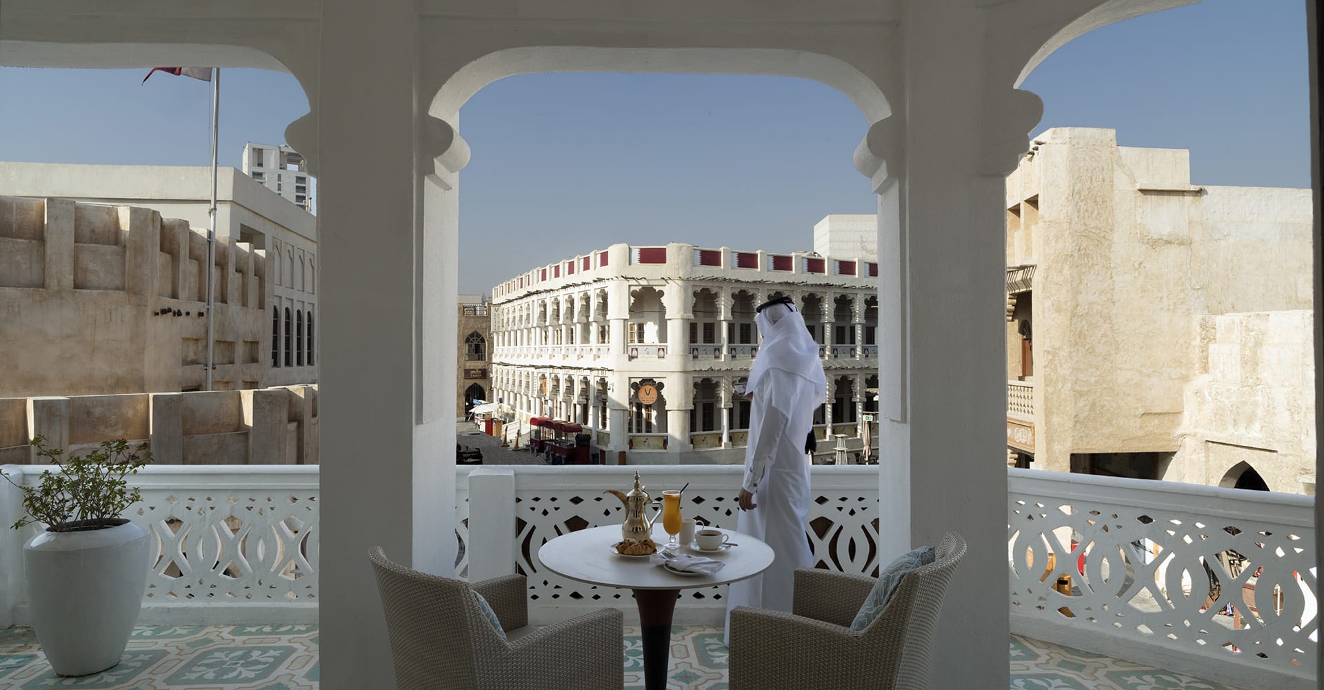 View from hotel in Doha, Qatar.