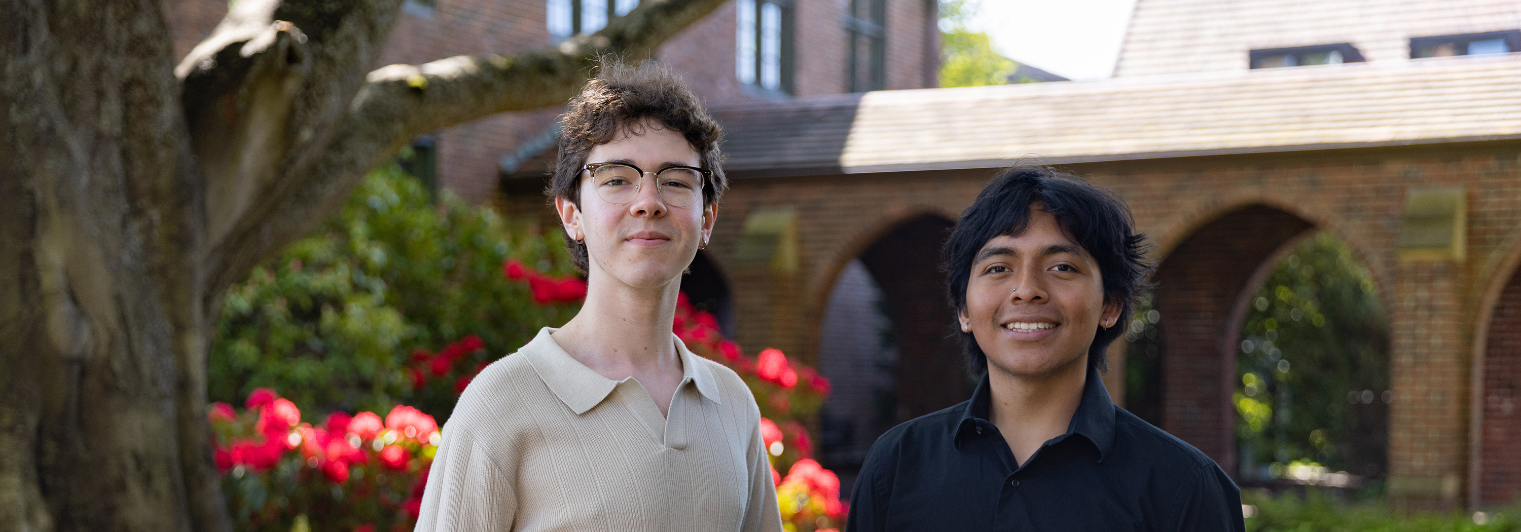 Archie Kerr ’27 and Winston Zapet Bamac ’27.