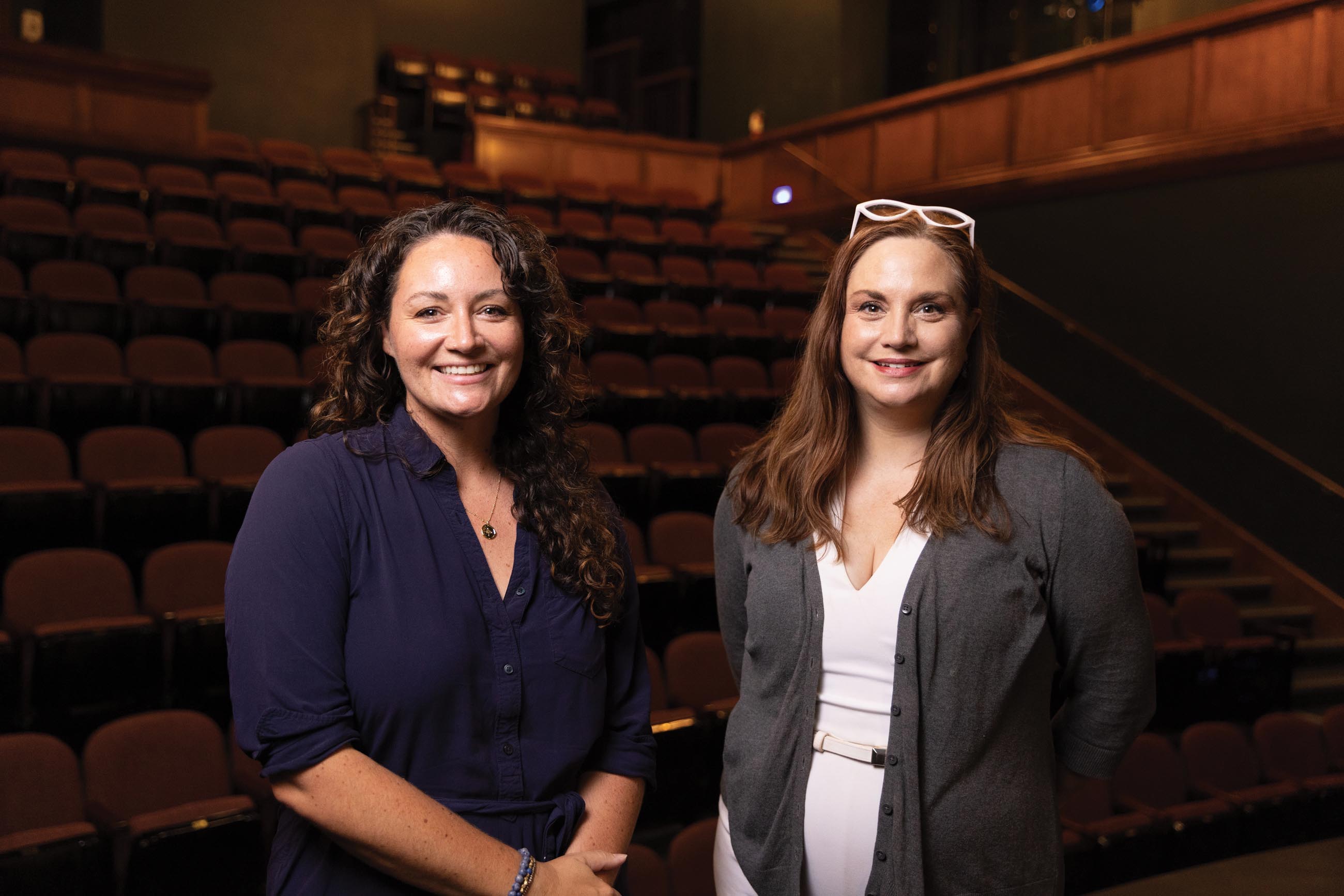 Prof. Jess K Smith ’05 and Prof. Sara Freeman ’95