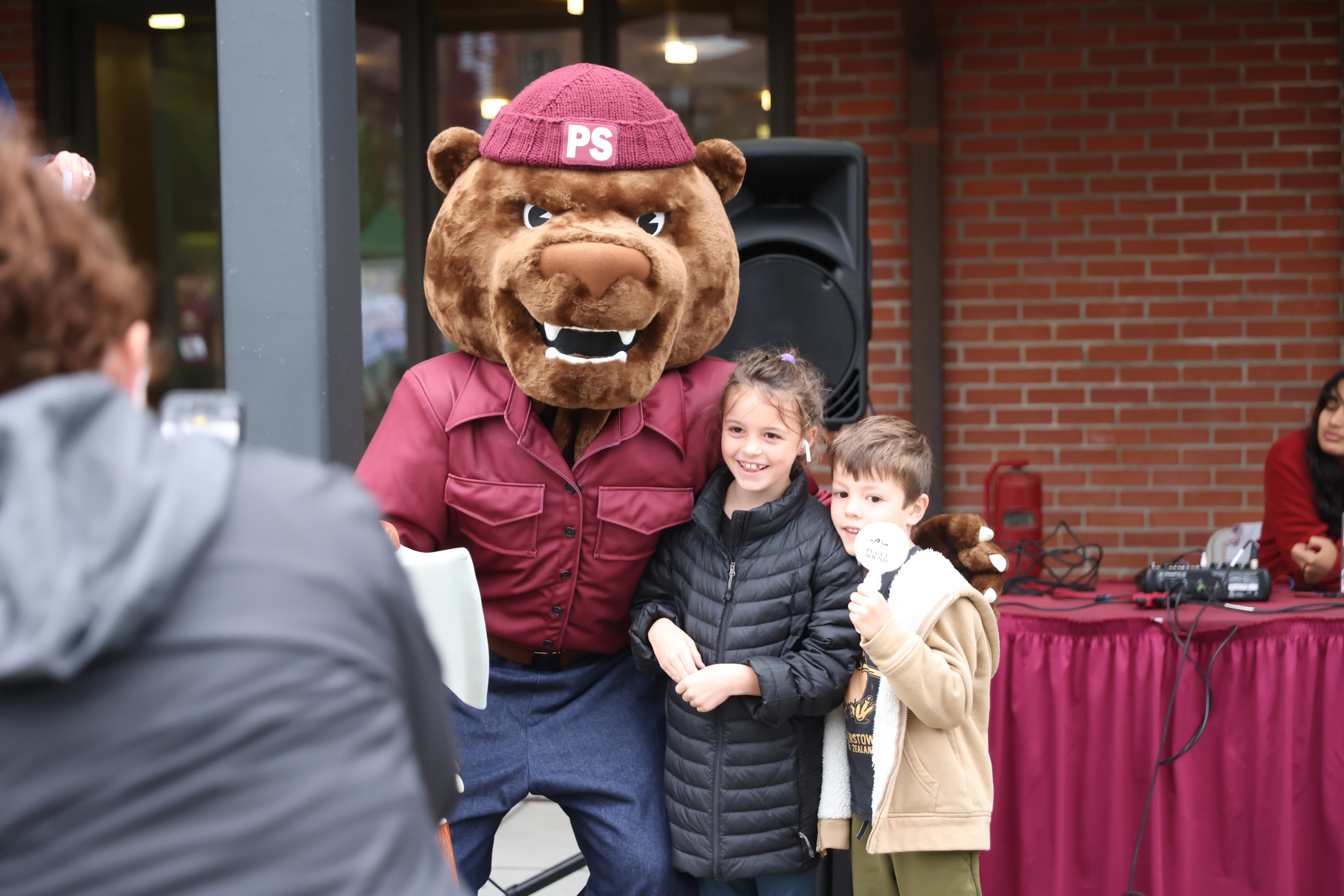 Grizz Houston Logger during Homecoming & Family Weekend 2025