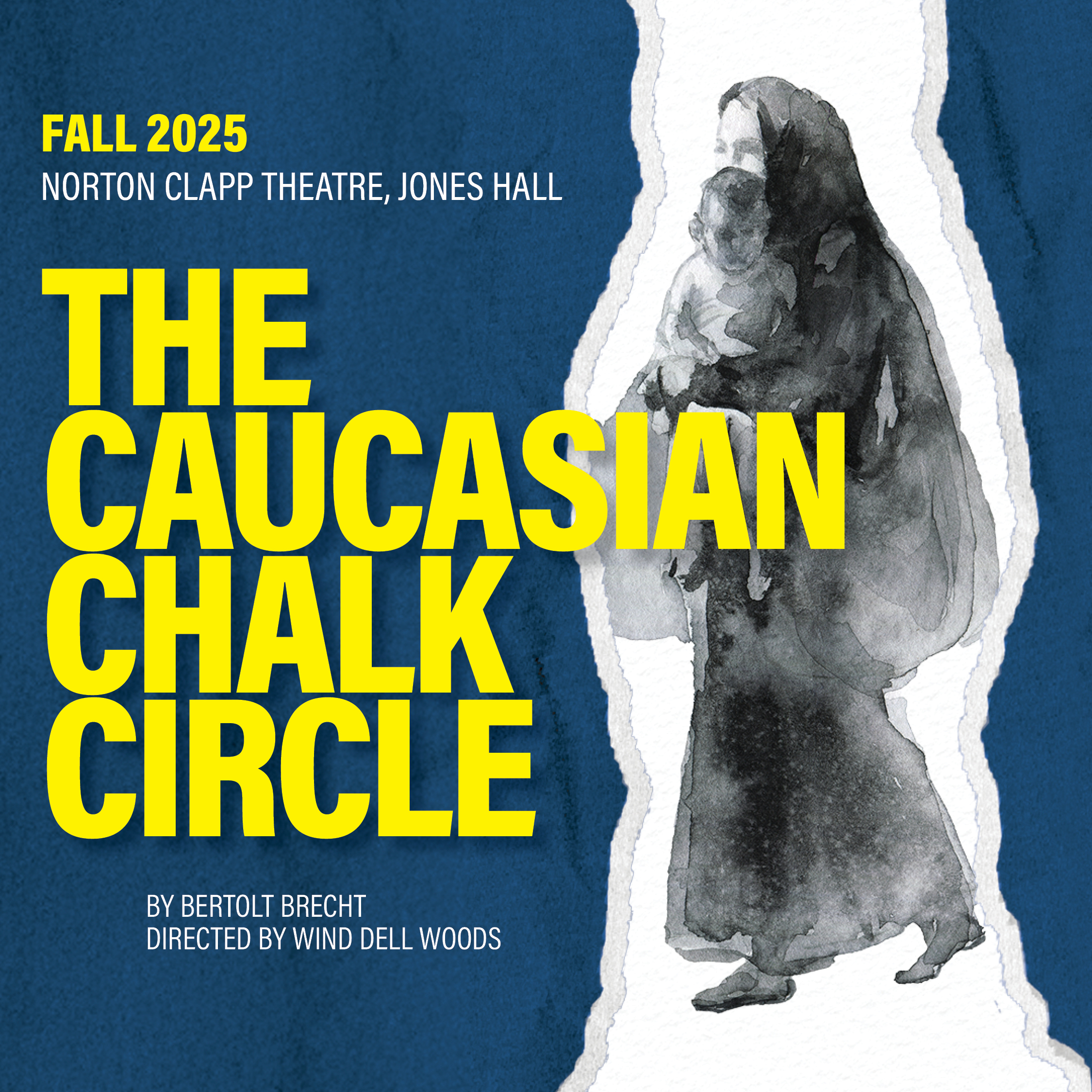 The Caucasian Chalk Circle play poster