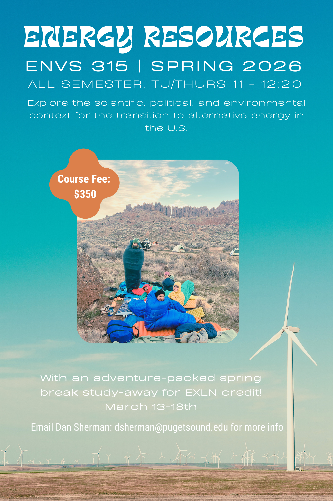 Energy Resources Spring 2026 Poster (12 x 18 in)