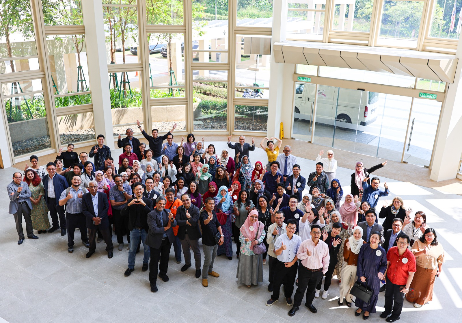 Above look of group photo including Prof. Hajung