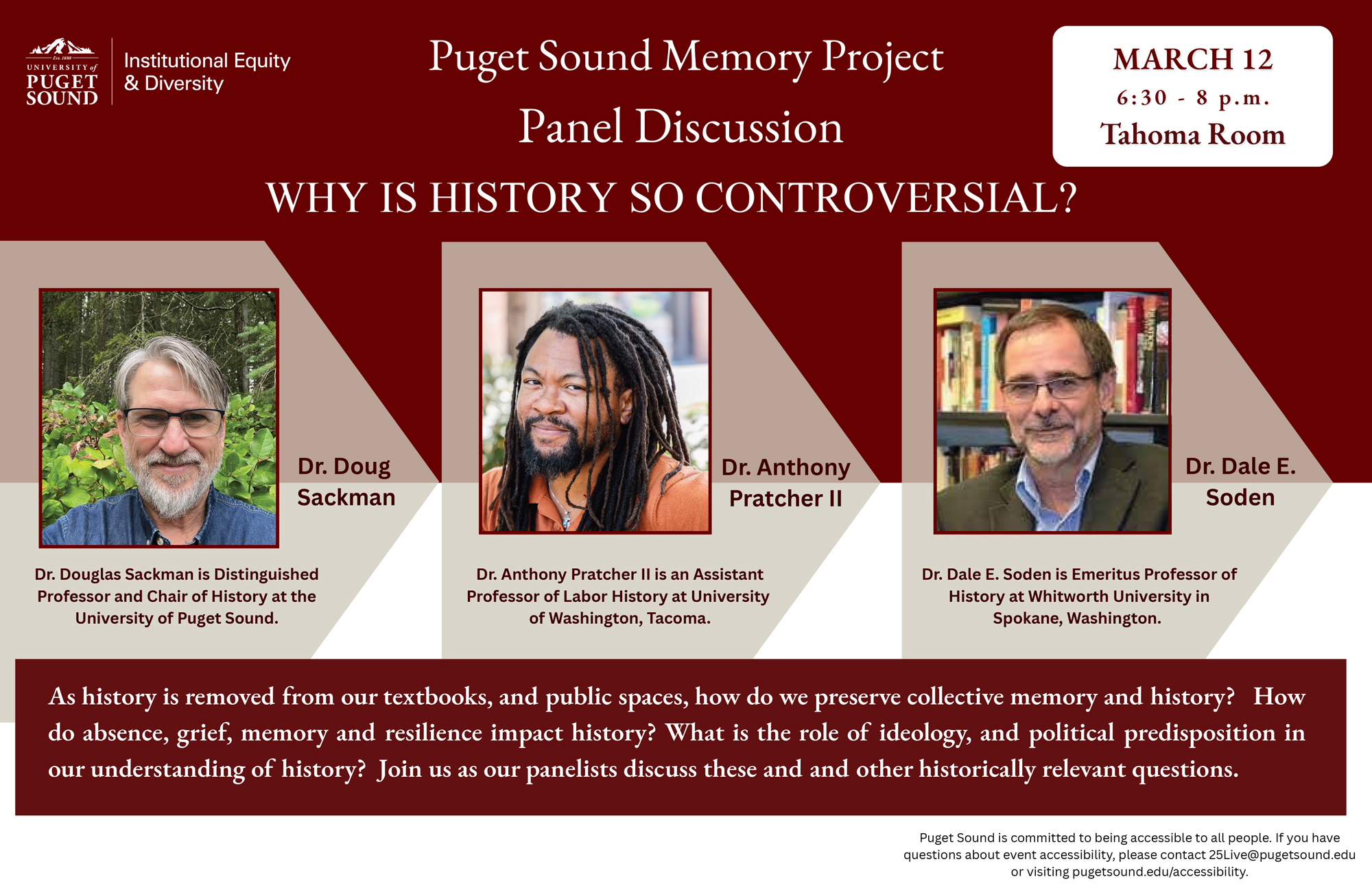 History Panel Event Poster