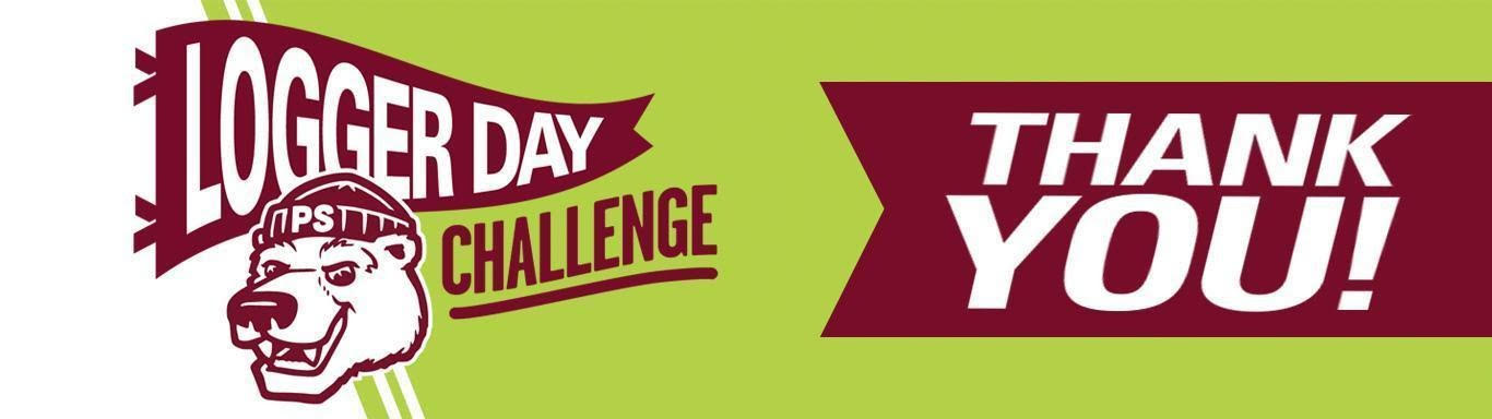 Logger Day Challenge thank you banner