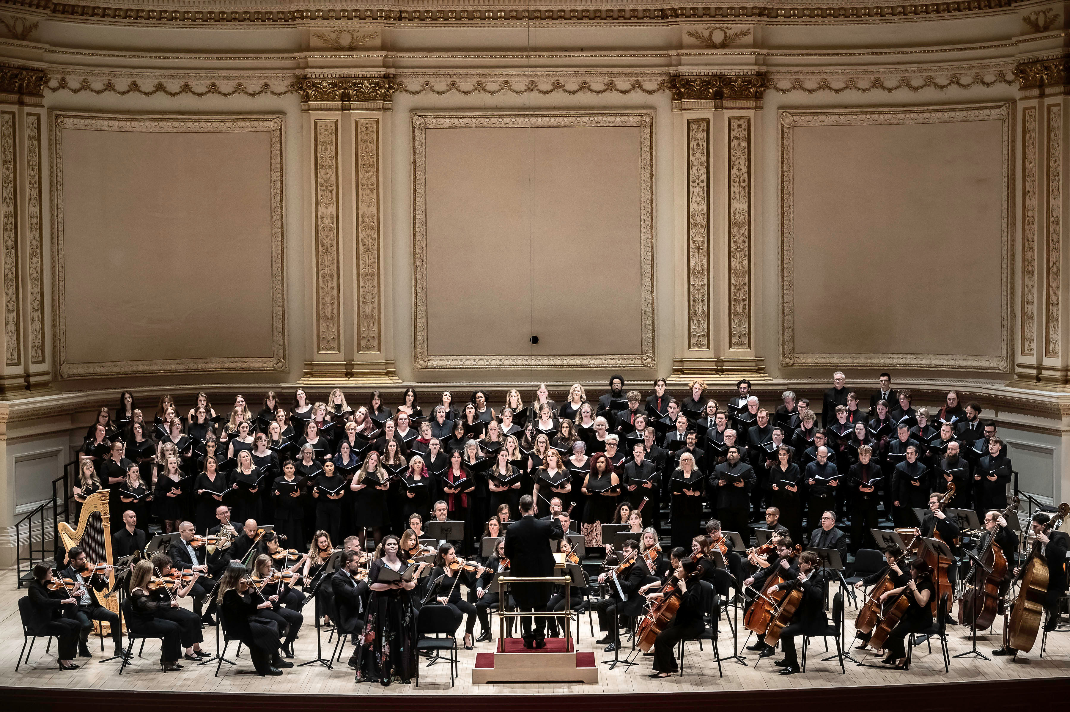 Adelphian Concert Choir performing at Carnegie Hall in 2026.
