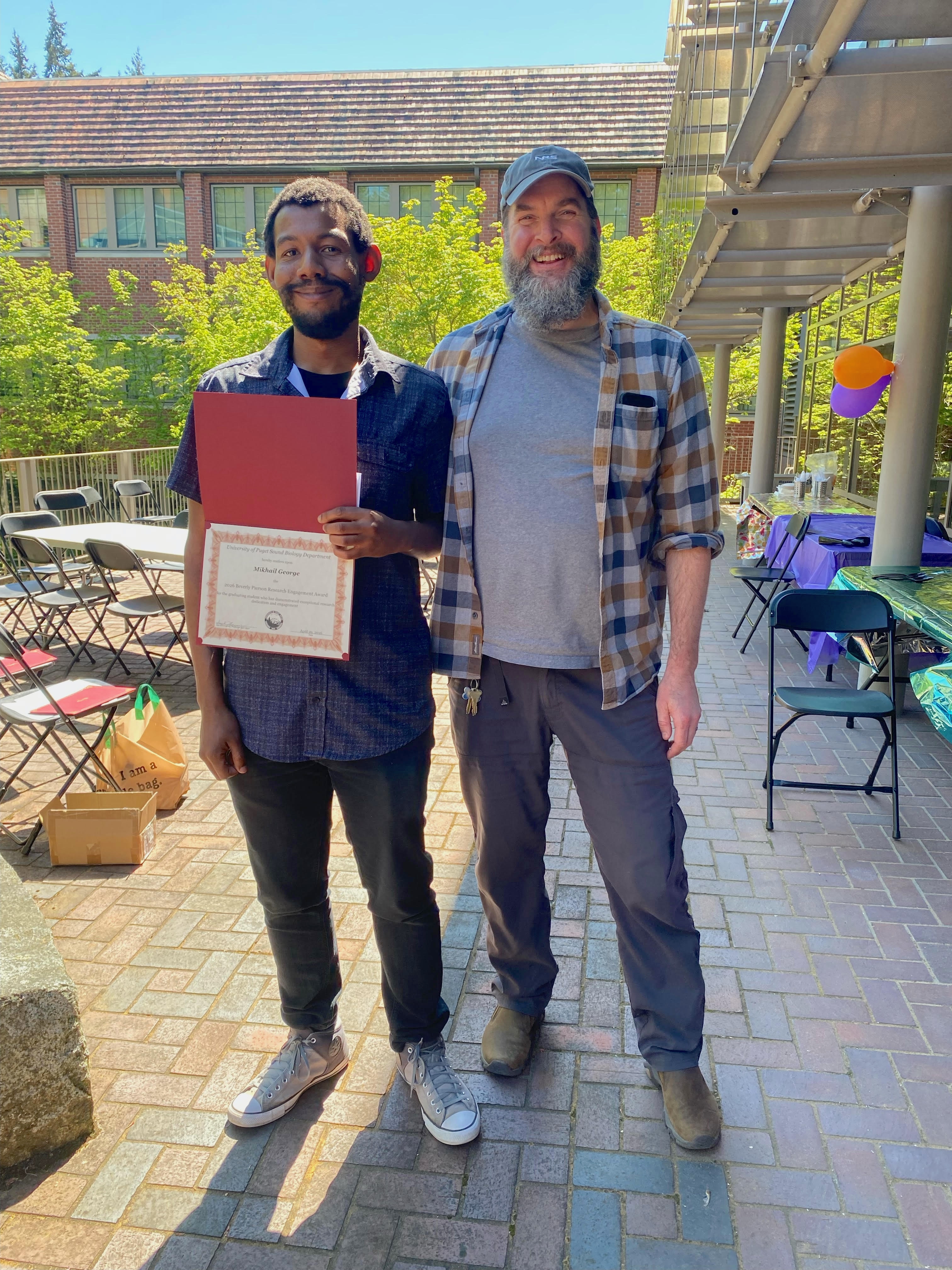 Biology 2026 student award winners